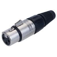 TruConnect CN-MIJ-007 3P (NI) 3 Pole Microphone XLR Socket