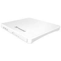 Transcend 8x Extra Slim Portable Dvd Writer Usb 2.0 (white)