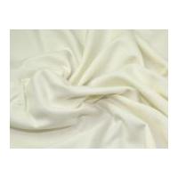 Truella Plain Brushed Soft Cotton & Wool Dress Fabric Cream