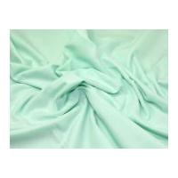 Truella Plain Brushed Soft Cotton & Wool Dress Fabric Mint Green