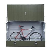 Trimetals High-Security Green Metal Bike Shed