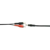 TruConnect ITR-305 5m 3.5mm Stereo Plug / Phono Lead