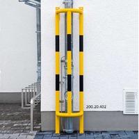 TRAFFIC-LINE Pipe Protector Wall/Floor Fixed 1000mmH Yellow/Black