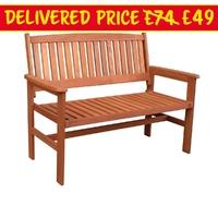 Tropicana Wood Bench