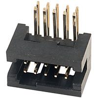 TruConnect W58 Series Box Header 1.27mm 10 Pin Right Angled