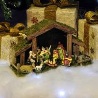 Traditional Christmas Nativity Scene by Kingfisher