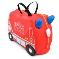 trunki ride on suitcase frank the firetruck red