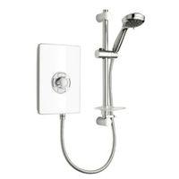 triton collections 95kw electric shower white