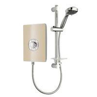 triton collections 95kw electric shower riviera sand