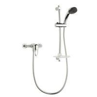 Triton Cromo Rear Fed Chrome Manual Single Lever Mixer Shower