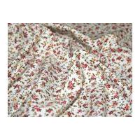 Traditional Rose Cotton Poplin Fabric Fuchsia