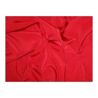 Trieste Plain Peachskin Polyester Dress Fabric Red