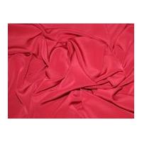 trieste plain peachskin polyester dress fabric bergonia deep red