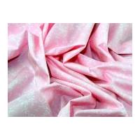 Trailing Floral Print Cotton Poplin Fabric Pink
