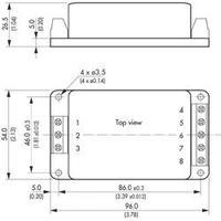 tracopower tml 15124c chassis mount power supply module 24 v 625 ma 15 ...