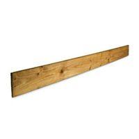 treated timber feather edge fence board l18m w100mm t11mm pack of 10