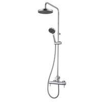 Triton Carnival Chrome Thermostatic Bar Mixer Shower with Diverter