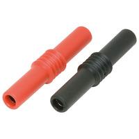 TruConnect 4mm to 4mm Female Plug Black