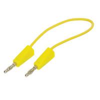 TruConnect 4mm Stackable Test Lead Length 500mm Yellow