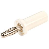 TruConnect Low Cost 4mm White Plug