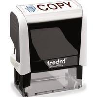 Trodat Printy 4912 (46mm x 18mm) Self-Inking Word Stamp (Red/Blue) Copy