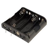 trupower 34 1p battery holder 4x aa pcb pins