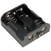 TruPower 22-1B Battery Holder 2x C Press Studs