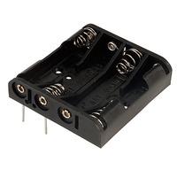 TruPower 44-1P Battery Holder 4x AAA PCB Pins