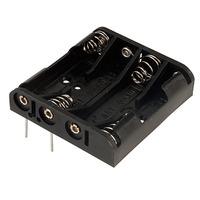 trupower 44 1p battery holder 4x aaa pcb pins