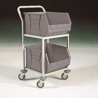 TROLLEY - STORAGE C/W GREY LINBINS