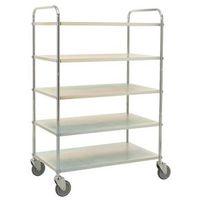 TRAY TROLLEY 3 SHELVES e.GALV