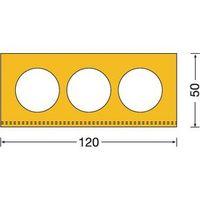 TRAFFIC-LINE HEAVY DUTY BUFFERS - 50 x 120MM - 1, 000MM LONG