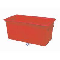 TRUCK CONTAINER INT DIMS: 1200 x 600 x 570MM RED. PLYWOOD BASE