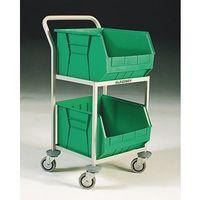 TROLLEY - STORAGE C/W GREEN LINBINS