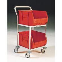 TROLLEY - STORAGE C/W RED LINBINS