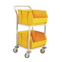 TROLLEY - STORAGE C/W YELLOW LINBINS