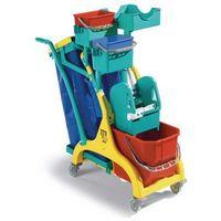 TROLLEY - JANITORIAL C/W EXTRA COMPARTMENT