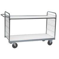 TROLLEY 2 SHELVES HEAVY 1400