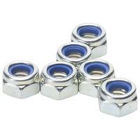 tr fastenings m5 n5st tc1 nylon insert lock nut m5 pack of 100