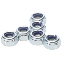 TR Fastenings M6-N5ST-TC1 Nylon Insert Lock Nut M6 Pack Of 100