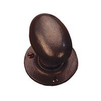 traditionally cast bronze 72 x 43mm oval door knobs