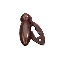 traditionally cast bronze 59 x 19mm covered keyhole cover