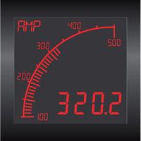 Trumeter APM-PROC-ANO APM Process Meter Negative LCD with Outputs