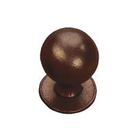 traditionally cast bronze ball style cabinet knob