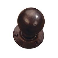 traditionally cast bronze ball style door knobs