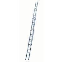 trade 200 extension ladder 3 section 337m closed height