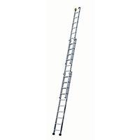 Trade 400 Extension Ladder - 3 section: 3.11m closed height