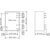 TracoPower TMPM 04105 4W Encapsulated PCB Mount Power Supply 5V DC...