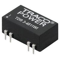 TracoPower TDR 3-1223WI 3W DIP DC-DC Converter 12V DC In 15V DC 10...