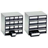 treston 0840 esd esd storage bin cabinet 8 esd 400mm deep drawer